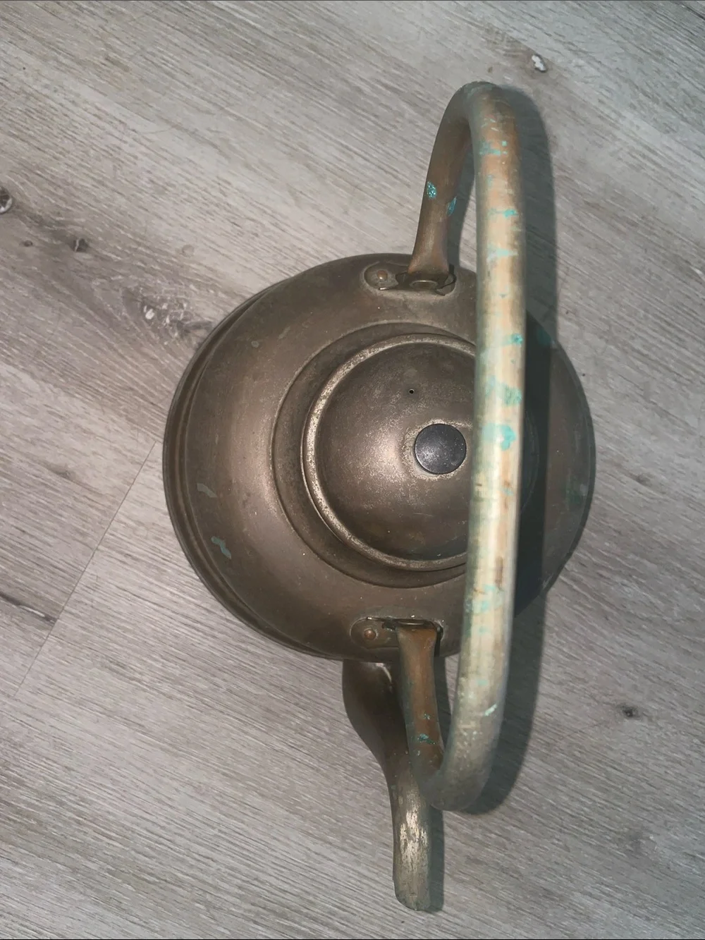Charming Antique Copper Kettle with Rich, Unpolished Patina | Rare Oversized